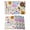 Pink Yellow, variant on Sunflower Placemats Set of 12, Colorful Flowers Summer Botanical Watercolor Placemats for Dining Table, Place Mats for Kitchen Tabletop, Waterproof Wipeable Dining Table Mats Set