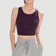 thumbnail image 5 of Mujeres de Color Sólido Cuatro Filas Ajustable Inalámbrico Sujetador Doble Hombro Estilo a Prueba de Choques Yoga Deportes Sujetadores para Mujeres, 5 of 6