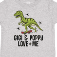 thumbnail image 4 of Inktastic Gigi and Poppy Love Me Dinosaur Boys Toddler T-Shirt, 4 of 5