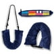 thumbnail image 4 of Almohada cervical, de viaje, cómoda, ajustable, suave, de tela, portátil, para viajes,Wsvlmg, 4 of 9
