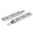 thumbnail image 1 of Uxcell 2Pcs 200mm Largo 45mm Ancho Rieles de Deslizamiento de Rodamiento de Bolas para Muebles Cajones, 1 of 2