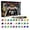 E Black, variant on Temporary Tattoo Markers 30 Metallic Colors Non Toxic Water Resistant Body Paint Brush Markers for Student Crafters Halloween Party Custom Projects Easy to Apply for All Skill