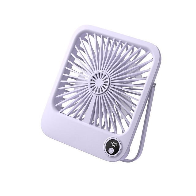 Boovnll Desk Fan, Adjustable High Speed USB Rechargeable Table Fan Lightweight Compact Quiet Small Fan for Home, Bedroom, Office, Travel, Camping, RVs, Summer Gift, Mini Fan - Fan