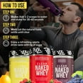 thumbnail image 3 of NAKED nutrition Clear Naked Whey Isolate Protein Powder, Grape Flavor, Iso Protein Powder, No Gmos Or Artificial Sweeteners, Gluten-Free, Soy-Free - 30 Servings, 3 of 6