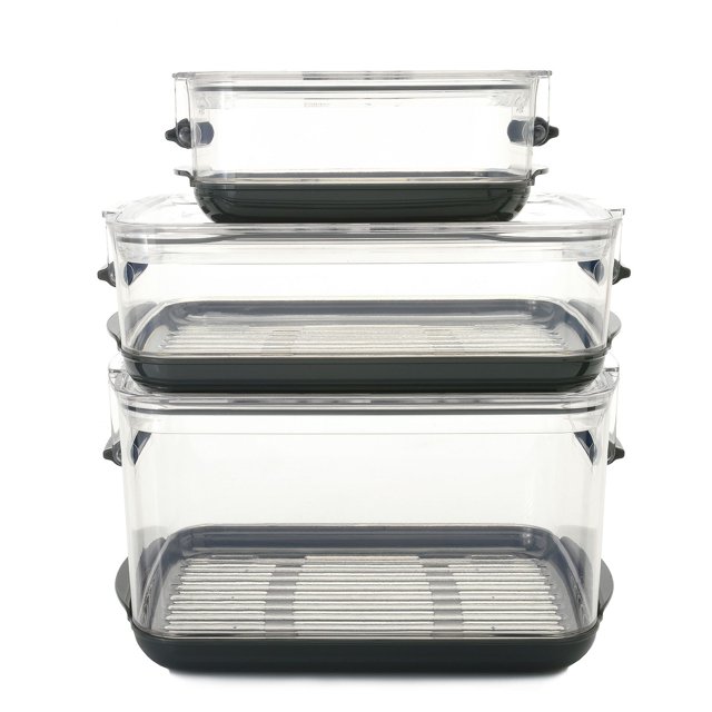 Progressive International Prepworks ProKeeper 3 Piece Food Storage Container Set