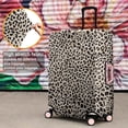 thumbnail image 4 of Black and Tan Leopard Print Luggage Cover Fashion Suitcase Cover Baggage Covers Fit 25-28 Inch Luggage (Go Travel), 4 of 5