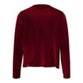 thumbnail image 5 of JFGHDG Cardigan Sweaters for Women Sequin Cardigan for Women Office Clothes for Women Blazer for Women Short Sleeve Blazer Blazers for Women Business Casual Jackets for Women Red L, 5 of 5