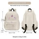 thumbnail image 2 of Mochila Unineovo School para adolescentes y niñas de pana beige, 2 of 9