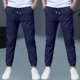 thumbnail image 2 of Odeerbi 3-13 Años Niños 2 Pcs Algodón Lino Pantalones de Deporte Deportivo Entrenamiento de Verano Pantalones de Jogger de Color Sólido Casual Pantalones Sueltos, 2 of 6