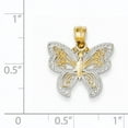thumbnail image 3 of 14K & Rhodium Buttterfly Charm, 3 of 3