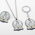 thumbnail image 3 of Llavero personalizado, collar, pin de cohete, insignia, regalo ideal, 3 of 6