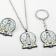 thumbnail image 5 of Llavero personalizado, collar, pin de cohete, insignia, regalo ideal, 5 of 6