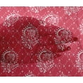 thumbnail image 4 of oneOone Viscose Chiffon Fabric Leaves & Floral Block Printed Craft Fabric BTY 42 Inch Wide, 4 of 4
