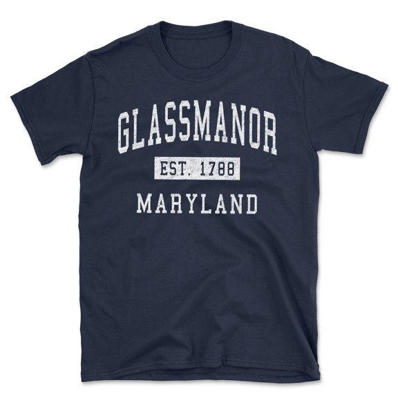 Glassmanor Maryland Classic Established Men's Cotton T-Shirt
