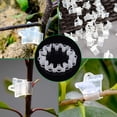thumbnail image 1 of 2mm 100 Pcs Mini Grafting Clips Seedling Plastic Plants For Grafting Fixing Clips Gardening Tools for Grafting Fruit Vegetable Seedling, 1 of 5