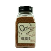 Q39 Authentic Rib Rub A Sweet Flavor Rub With Spices For Flavor 11 Ounce Shaker