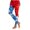 ZA-Blue, variant on mgoYE Halloween Leggings for Women High Waist Printed Yoga Pants Holiday Tights Womens Legging Size M
