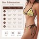 thumbnail image 5 of Fotbe Beautiful Countryside Sunflower Traje de Baño para Mujer de Dos Piezas – Bikini Sexy de Tirantes Tipo Halter con Diseño Triangular, 5 of 6