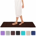 thumbnail image 1 of Alfombrilla de baño de espuma viscoelástica Alfombrilla de baño absorbente antideslizante Alfombrilla de baño lavable 40 x 120 cm, Marrón esquí esquí Gafas de esquí, 1 of 5
