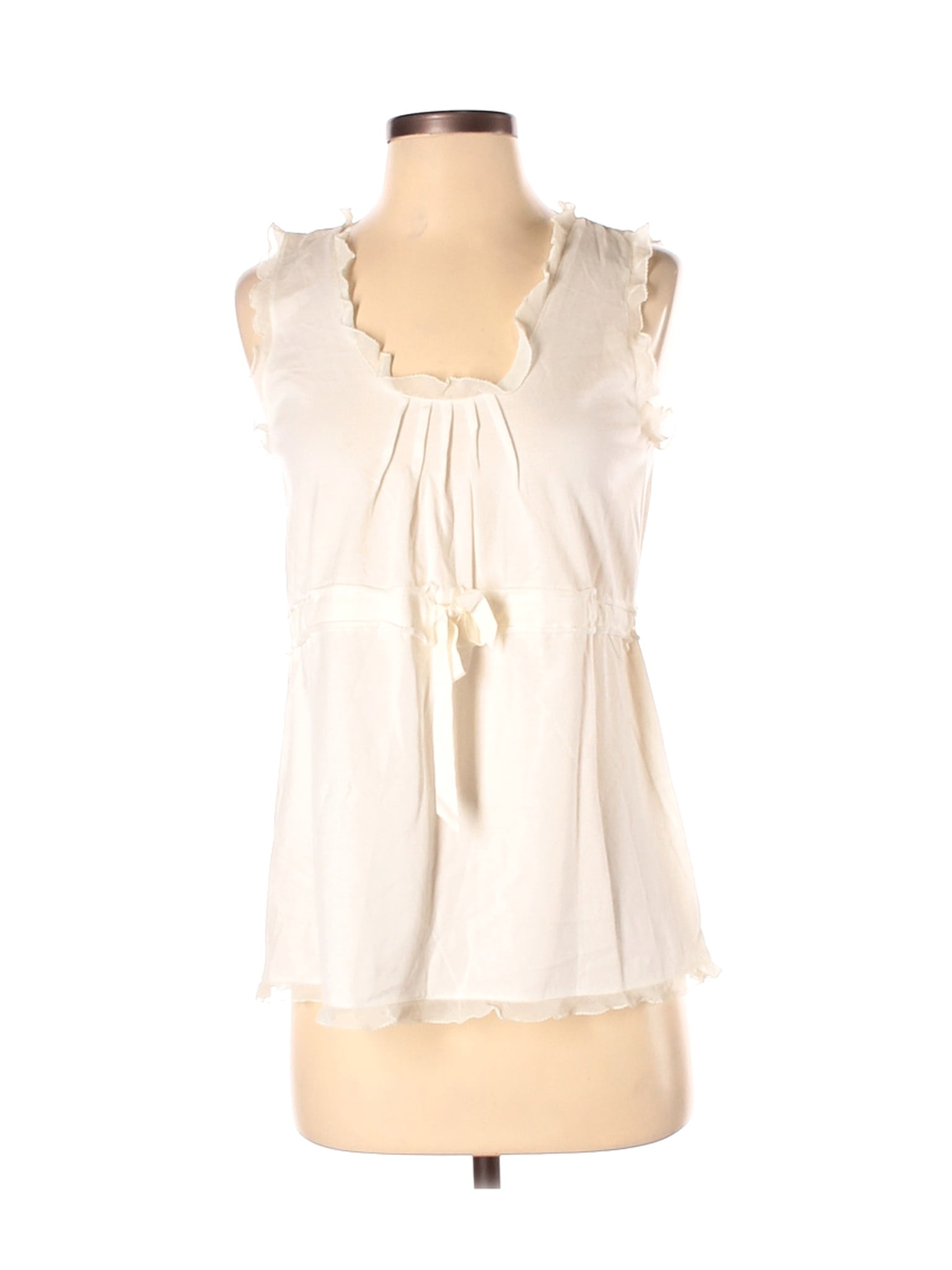 vera wang sleeveless tops