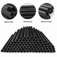 thumbnail image 3 of 100pcs Disposable Plastic Drinking Straws Black Boba Bubble Tea Straw Tubes For Drinks Individually Packed Drinkware Bar Accessor, 3 of 4