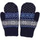 thumbnail image 1 of Guantes de lana de punto térmicos NQ para mujer Con solapa y almohadillas de cuero talla única, 1 of 5