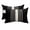 Black Beige, variant on Chaise Lounge Headrest Pillow 2 Pack, Black Beige Striped Waterproof Chair Pillows with Insert & Adjustable Elastic Strap for Beach Pool Recliner, Modern Farmhouse Retro Lines Outdoor Patio Pillow
