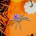 thumbnail image 3 of Regalos de Decoración Del Hogar Estatua de Halloween de Geode de Ametista Natural, Regalo Afortunado de Geode de Cristal de 2,17 Pulgadas Decoración Del Hogar de Energía Positiva, Disponible en Oro, P, 3 of 6