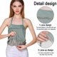 thumbnail image 3 of 40*120 lemon Tops de maternidad ropa antiradiación delantal para embarazadas banda para el vientre Nano tanque de fibra plateada, 3 of 5