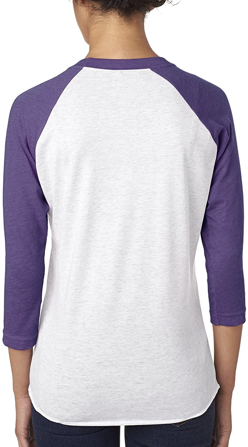 Mens Clementine Tri-Blend 3/4-Sleeve Raglan Tee