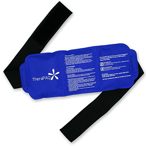 Reusable Ice Pack With Strap By Therapaq Soft Flexible Gel Pack Walmart Com Walmart Com