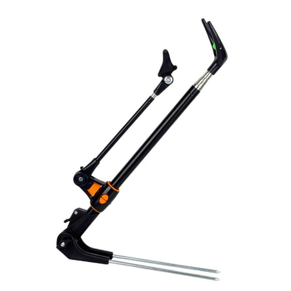 simhoa Fishing Rod Holder Pole Rest Retractable for Fishing Box Seat Portable Gear Sturdy Stainless Steel Stable Pole Holder Bracket 2.4m