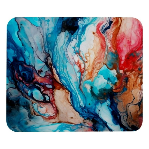 Marble Mouse Pad, Cloth with Rubberized Base