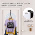 thumbnail image 2 of Yeacher Folding Hook 4-grid Hanger Organize Non-punch Clothing Rack Strong Load-bearing Capacity, 2 of 8