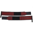 thumbnail image 4 of Wrist Stripe Brace, Wear-resistant Heavy Duty Sturdy Weight Lifting Wrist Wraps  for Professional Use for Weight Lifting for General Purpose for Heavy Lifting Yellow Black,Red, 4 of 7