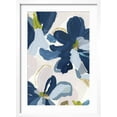 thumbnail image 2 of Art.com Cobalt Florals I Art Print by Isabelle Z, White Frame Wall Art, 17" x 23", 2 of 5