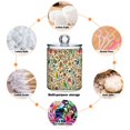 thumbnail image 6 of Yayeee 4 Pack Qtip Holder Bathroom Cotton Swab Canister with Lid Clear Dispenser Set, Beige Cartoon Animals, 6 of 6