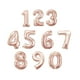 thumbnail image 2 of Globo Metalizado Gigante Forma de Numero 76 cm Celebraciones rosa, 2 of 3