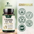 thumbnail image 5 of Vitamin D3 4000 IU 100mcg Per Serving - Extra Strength Vitamins D K2 2-in-1 for Bone, Heart, & Muscle Support - Immune Support & Calcium Absorption with Olive Oil - Non-GMO USA Bottled - 240 Softgels, 5 of 10
