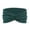 Blackish Green, variant on VJGBEGW Women Wide Front Knotted Turban Headbands Soft Stretchy Vintage Twist Hair Wraps weat Absorbent Elastic Hair Bands for Yoga Running Makeup Travel Black One Size