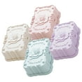 thumbnail image 3 of OUNONA  4 Pcs for Bar Soap Portable Holder Box Bathroom Travel, 3 of 8