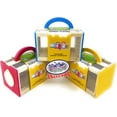 thumbnail image 2 of Matty's Toy Stop Wooden Bug House Insect Critter Cages with Handles in Blue, Red & Yellow (3 Pack), 2 of 8