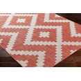 thumbnail image 5 of BoutiqueRugs Anke Bohemian, Transitional Runner Rug - Outdoor Safe - Lambswool, Brown, Dark Coral - 2'7" x 7'3" Runner, 5 of 9