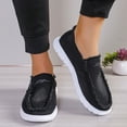 thumbnail image 2 of Womens Shoes,Canvas Sneakers Comfortable Lightweight for Outdoor Casual Wear Canvas Sneakers for Everyday Walking,Shoes for Women,Black,9.5, 2 of 9