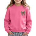 thumbnail image 3 of Shadoumai Girls Oversized Crewneck Sweatshirt Kids Pullover Sweater Cute Sweatshirts for Girls Lined Sweatshirt, 3 of 9
