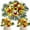 Army Green, variant on Artificial Flowers for christmas 2025 New Flower Bouquet Wall Mounted Sunflower and Rose Flowers Artificial Flower and Plant Decorations for Home Weddings and Parties
