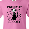 thumbnail image 4 of Inktastic Pawsitively Spooky Skeleton Cat with Ghosts and Crosses Youth T-Shirt, 4 of 5
