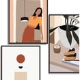 thumbnail image 4 of IDEA4WALL 3 Piece Framed Canvas Wall Art for Living Room, Bedroom Mattis and Brutalist Canvas Prints for Modern Home Decoration Ready to Hang, 4 of 5
