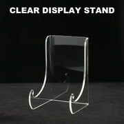 2 Pcs Plate Stand Clear Easel Holder Display Racks Small Easel Display Stand Books Acrylic