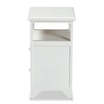 thumbnail image 5 of Baxton Studio Karsen Modern and Contemporary White Finished Wood 2-Drawer Nightstand, 5 of 10